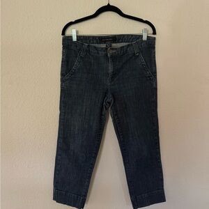 Calvin Klein Jeans Dark Gray Cropped Ankle Jeans